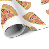 Pizza Party Pepperoni Novelty Geschenkpapier (Rolleneckpunkt)