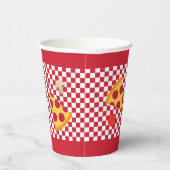 Pizza Party Personalisiert Pappbecher (Rechts)