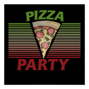 Pizza-Party Poster