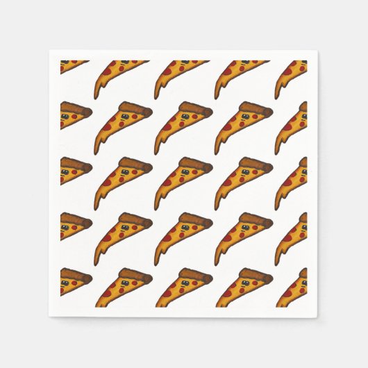Pizza-Party-Serviette Serviette (Vorderseite)