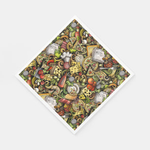 Pizza-Party-Servietten Serviette