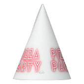 Pizza Party Simple Partyhütchen (Links)