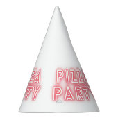 Pizza Party Simple Partyhütchen (Rechts)