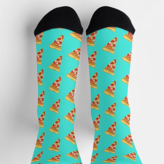 Pizza-Party Socken (Oben)