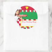 Pizza Party Sticker (Tasche)