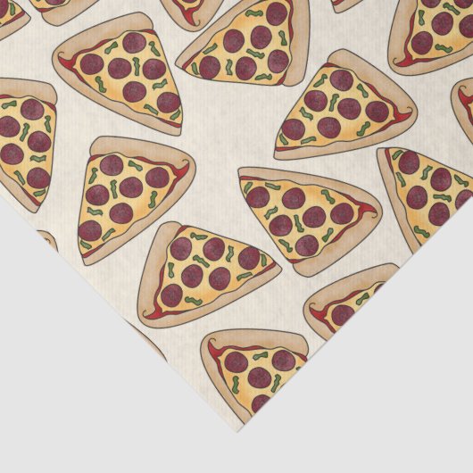 Pizza-Party-Stoffpapier Seidenpapier (Detail)