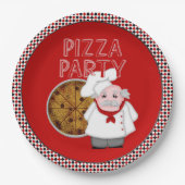 Pizza Party Style 1 - Paper Party Teller (Vorderseite)