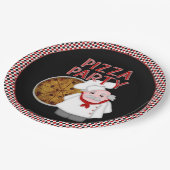 Pizza Party Style 2 - Paper Party Teller (Schrägansicht)