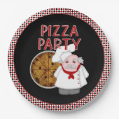 Pizza Party Style 2 - Paper Party Teller (Vorderseite)