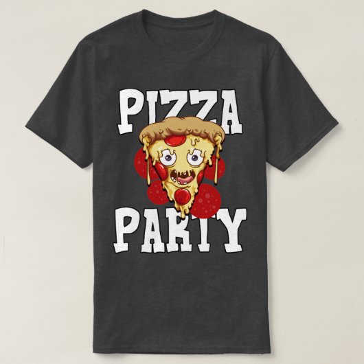 Pizza-Party T-Shirt (Design vorne)