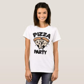Pizza-Party T-Shirt (Vorne ganz)