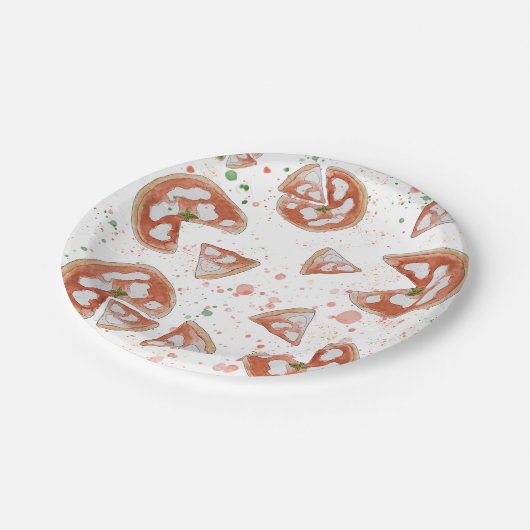 Pizza Party Teller (Schrägansicht)