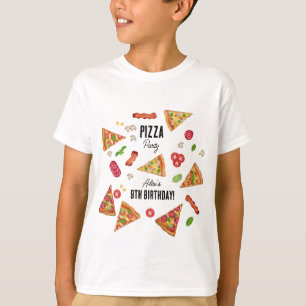 Pizza Party Thema Kindergeburtstag Party T-Shirt