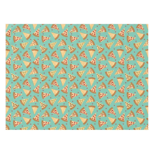 Pizza-Party Tischdecke (Vorderseite (Horizontal))