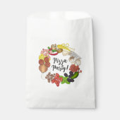 Pizza Party Toppings Italienische Pizzeria Pie Geschenktütchen (Vorderseite)