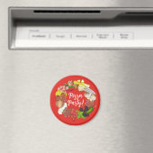 Pizza Party Toppings Italienische Pizzeria Pie Magnet (In Situ (Geschirrspüler))