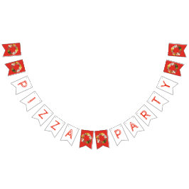 Pizza Party Toppings Italienische Pizzeria Pie Wimpelkette