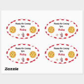 Pizza Party Vielen Dank, Sticker (Blatt)