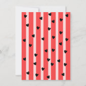 Pizza-Party von Funky Hand zum Geburtstag Einladung (Rückseite)