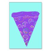 Pizza Party Wedding Tischnummer (Vorderseite)