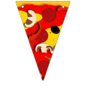 Pizza-Party Wimpelkette (Dritte Fahne)