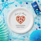 Pizza-Party zum Probedinner Pappteller (Party)