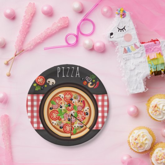 Pizza-Partypizza-Abendessenpicknick Pappteller (Party)