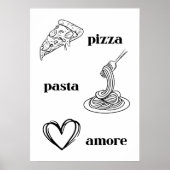 Pizza Pasta & Amore Poster (Vorne)
