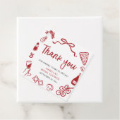 Pizza Pasta Brautparty Geschenkanhänger (Beispiel)