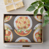 Pizza, Pasta, leckere italienische Küche Seidenpapier (Geschenk)