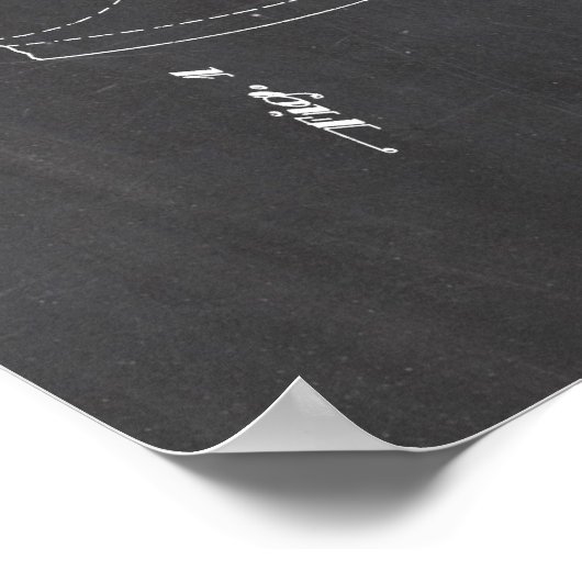 Pizza-Patent Poster (Ecke)