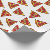 Pizza patrón trozos geschenkpapier (Ecke)
