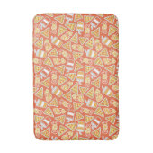 Pizza Pattern Badematten (Vorderseite Vertikal)
