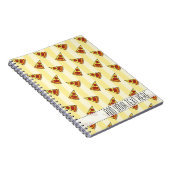 Pizza Pattern Custom Notebook Notizblock (Rechte Seite)