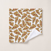 Pizza Pattern Handtuch Set (Waschlappen)