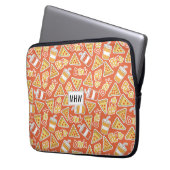 Pizza Pattern individuelle Laptop-Ärmel Laptopschutzhülle (Vorderseite Links)