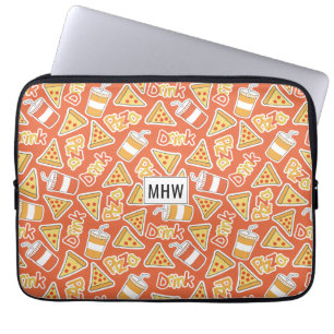 Pizza Pattern individuelle Laptop-Ärmel Laptopschutzhülle