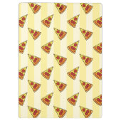 Pizza Pattern Klemmbrett (Rückseite)