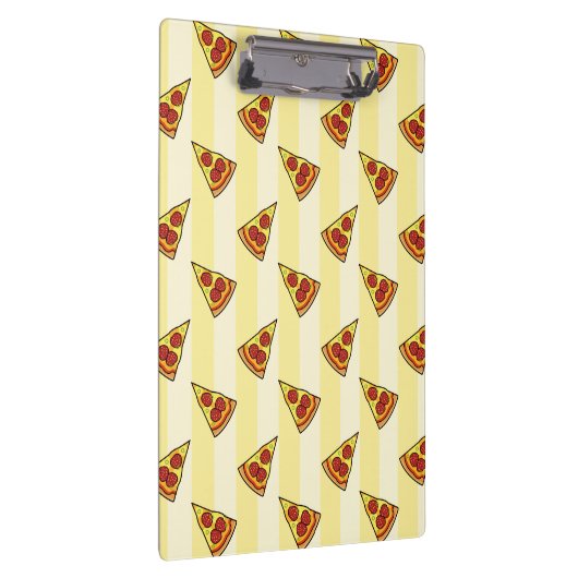 Pizza Pattern Klemmbrett (Rechts)
