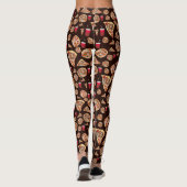 Pizza Pattern Leggings (Rückseite)