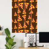 PIZZA PATTERN POSTER (Heimbüro)