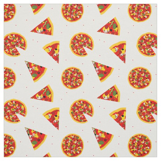 Pizza Pattern Stoff (Muster)