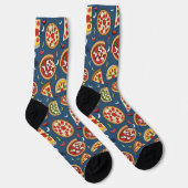 Pizza Pattern Unisex Crew Sock Socken (Rechts)