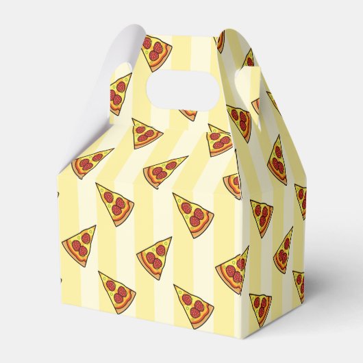 Pizza Pattern Wrapping Paper Geschenkschachtel (Rückseite)
