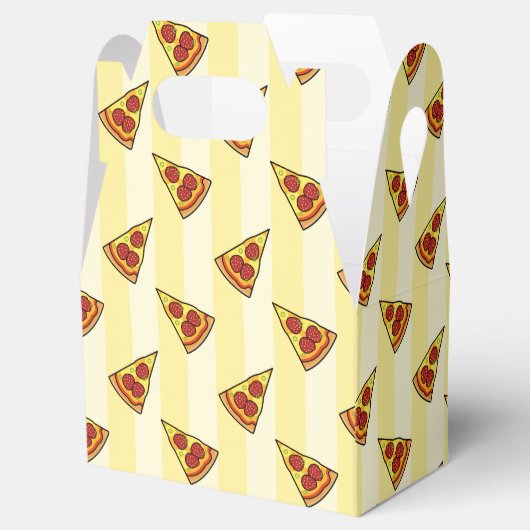Pizza Pattern Wrapping Paper Geschenkschachtel (Geöffnet)