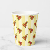 Pizza Pattern Wrapping Paper Pappbecher (Rückseite)