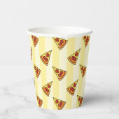 Pizza Pattern Wrapping Paper Pappbecher (Rechts)