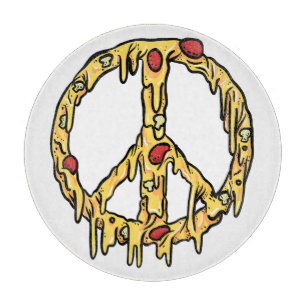 Pizza Peace Schneidebrett