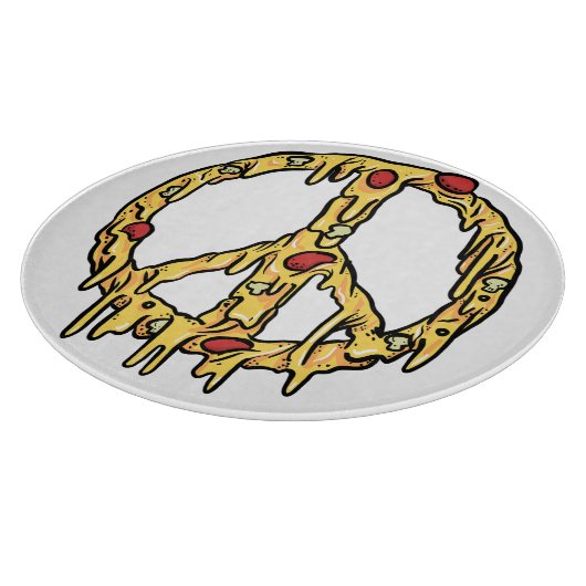 Pizza Peace Schneidebrett (Ecke)