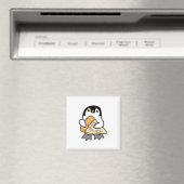 Pizza Penguin Magnet (In Situ (Geschirrspüler))